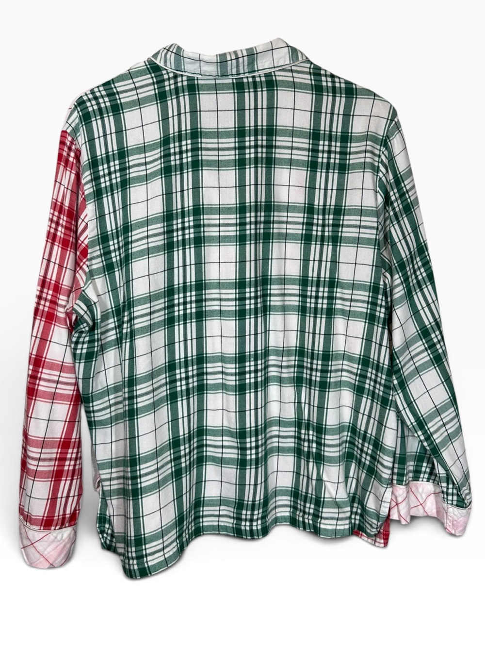 VICTORIA'S SECRET Women's Large Flannel Long Pajama Set Mix Match Plaid - Picture 8 of 15